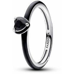 Anillo Pandora ME Corazón Chakra Negro - 193088C01