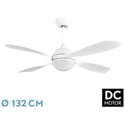 Ventilador DC Livorno 30W Blanco 4 Aspas FABRILAMP