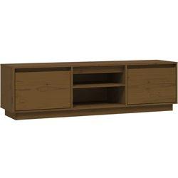 Mueble De Tv VIDAXL Marrón Madera (140x35x40 cm)