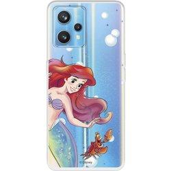 Funda para Realme 9 Pro+ Oficial de Disney Ariel y Sebastián Burbujas - La Sirenita