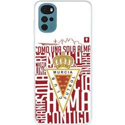 Funda Para Motorola Moto G22 Del Real Murcia Escudo Fondo Blanco - Licencia Oficial Real Murcia