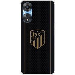 Funda para Oppo A78 5G del Atlético de Madrid Escudo Dorado Fondo Negro  - Licencia Oficial Atlético de Madrid