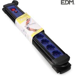 Edm Regleta Con 8 Enchufes De Interruptor 3 M 16a