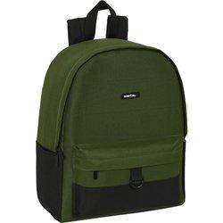 Mochila para Portátil SAFTA Dark Forest (Negro - Verde)