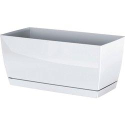 Maceta PROSPERPLAST Coubi Case P (Blanco - 39 x 19 x 18.2 cm)