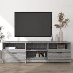 Mueble de TV VIDAXL Gris Madera contrachapada (150x33.5x45 cm)