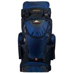 Mochila para Viajes Montañismo Escalada Camping Trekking 76L Hombres Mujer macuto Impermeable Negro con Azul DED DED