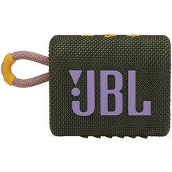 Pequeño Super resistant to Agua-Green JBL GO3 altavoz Bluetooth inalámbrico portátil, tamaño