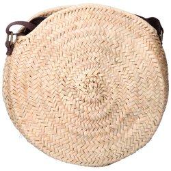 Bolso Mujer Redondo Hoja de palma 30 x 30 cm EDM