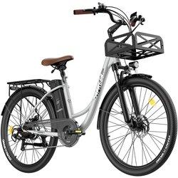 Fafrees F26 Lasting Bicicleta Eléctrica Motor 250W Batería 36V/20.3Ah Autonomía 160km Blanca