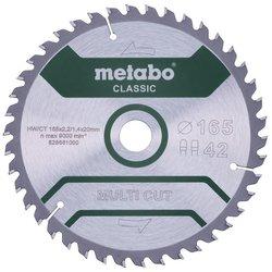 Metabo Hoja de sierra "multi cut - classic", 165x20 D42 DP/DT 5° /B (628661000)