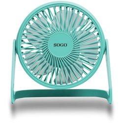 Sogo ventilador por usb 5 2w verde