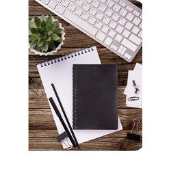 Sokios Pack Workspace Wood - Tapete de Mesa para Proteger Escritorio - Medidas: 70 X 48 Cm