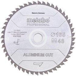 Metabo Hoja de sierra "aluminium cut - professional", 190x30 Z52 DP/DT 5°neg (628296000)