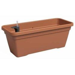 Jardinera con auto riego venezia terracota 77,9x24,3x22cm