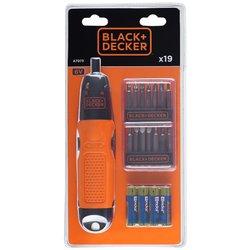 Black+decker a7073-xj - kit con 19 piezas para atornillar incluye atornillador 6.0v