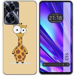 Funda Silicona Realme C55 Jirafa