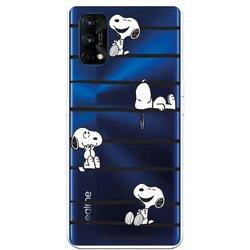 Funda para Realme 7 Pro Oficial de Peanuts Snoopy rayas - Snoopy