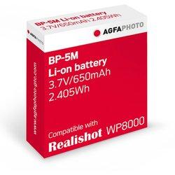 Batería de Li-on BL-5B - 3,7 V/700 mAh 2,59 WH - para Compact Agfa Photo DC8200