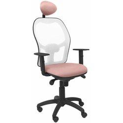 Silla de Oficina con Cabecero Jorquera P&C ALI710C Rosa