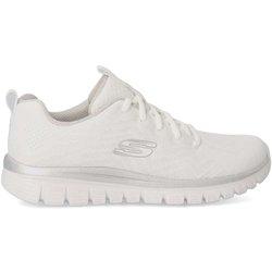 Zapatilla Mujer Skechers Graceful Blanco/Plata