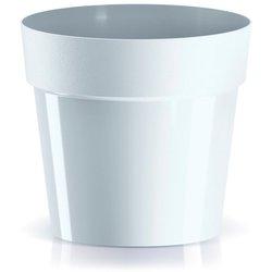 Maceta cube basic , dimensiones (mm) 109x109x100, color blanco