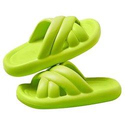 Zapatillas de Baño Antideslizantes Supersuaves, Chancla de Goma Supersuave, Sandalias de Ducha de suela gruesa para mujer, Chancla de playa para interiores y exteriores, Suela extra Gruesa pero Agradable, Resistente y Duradera