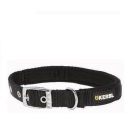 Collar nylon KERBL MIAMI PLUS para perros (varios tamaños) - Negro 53-61cm / 3,8 cm ancho