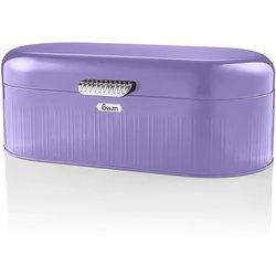 Caja de Pan SWAN (44 x 22,5 x 19 cm - Metal - Morado)