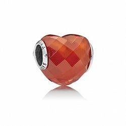 Charm Pandora Forma de Amor Naranja - 796563OCZ