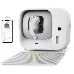 Arenero Gatos Autolimpiable Con App Control Blanco 60l Furbulous Fb001