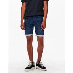 Bermuda Only & Sons Corte Regular Dark Denim