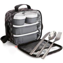 Conjunto de Mochila Lonchera Térmica TATAY Urban Food Y Cubiertos