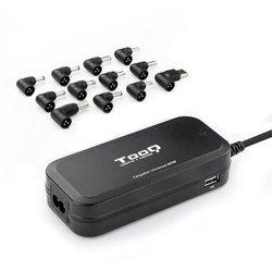 cargador automatico tooq 90w 2usb 12puntas