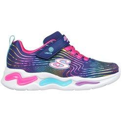 Zapatos de Niños SKECHERS Wavy Beams Tecido Azul (27)