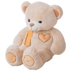 Peluche Valentin Beige Oso 100 cm