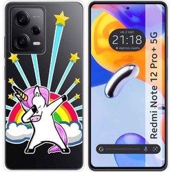 Funda Silicona Transparente Xiaomi Redmi Note 12 Pro+ Plus 5G Unicornio