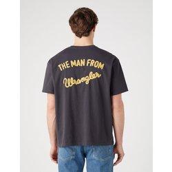 Camiseta Wrangler Slogan Negra