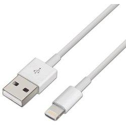 aisens cable de 2m usb a lightning blanco