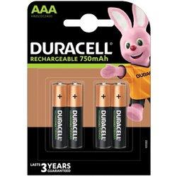 Pilas Recargables DURACELL LR03 750 mAh