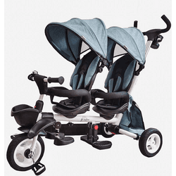 Triciclo 2 plazas Qplay G-Melar Turquesa