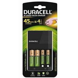 Cargador baterías r03/r6 4x duracell