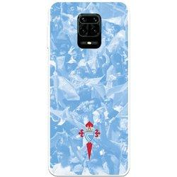 Funda Licencia Oficial RC Celta Escudo Fondo Hinchada para Xiaomi Redmi Note 9S