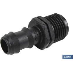 Conector COFAN Recto (16 mm- 1/2")