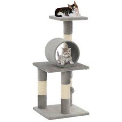 Árbol para Gatos con Arañazos en Sisal 65 cm Gris