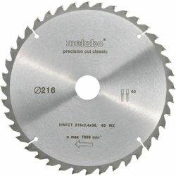 Hoja hw/ct 216x30, 40 wz 5 para sierra circular