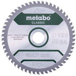 Metabo Hoja de sierra "multi cut - classic", 190x30 D54 DP/DT 5° /B (628663000)