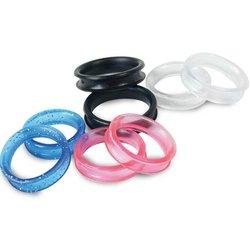 Ibañez Protectores de Goma de Colores Surtidos para Tijeras 22 Mm - Set de 2 Anillos