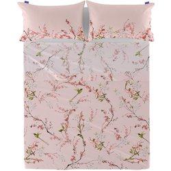 Chinoiserie rose sabana cama 150/160 (240x270 cm)