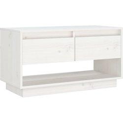 Mueble de TV VIDAXL Blanco Madera (74x34x40 cm )